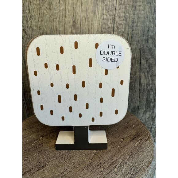 Wood Tree Home Decor Rustic Double Sided NEW FAST SHIP - Picture 4 of 6